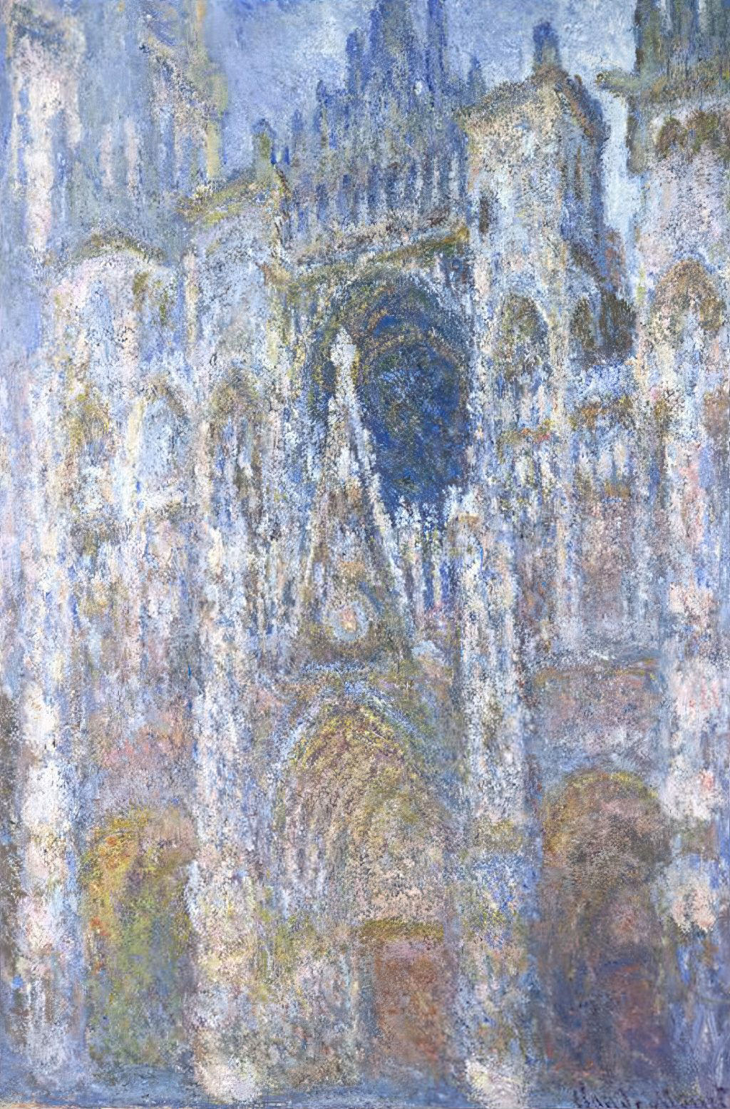 Rouen Cathedral Blue Harmony Musee d'Orsay Claude Monet